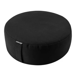 Buti custom cotton crescent chakra filled floor round buckwheat wholesale design zafu yoga bolster pillow meditation cushion