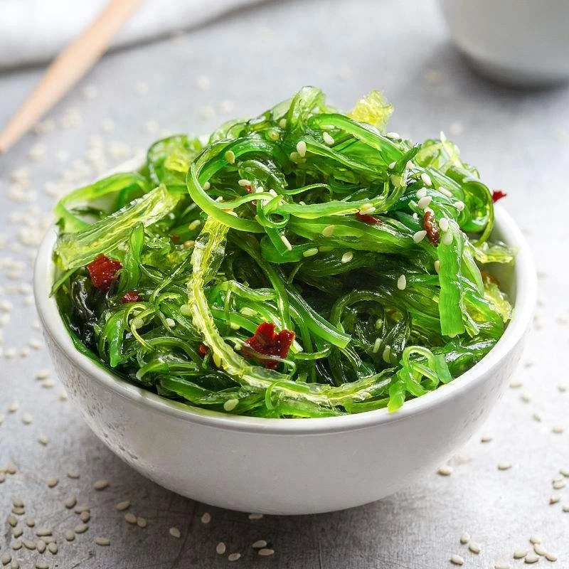 healthy sushi food frozen seaweed salad