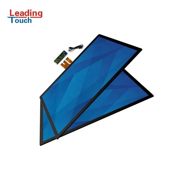 usb Large multi touchscreen 27 32 43 55 inch Capacitive Touch Screen Panel glass overlay kit