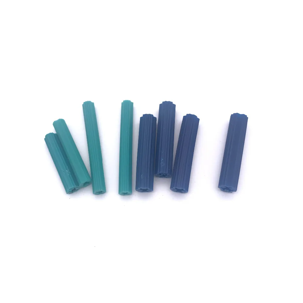 Green Wall Screw Expanding Plastic Screw Anchors