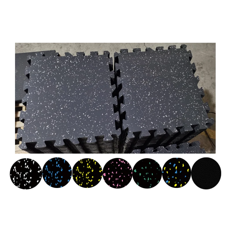 Factory Price Shock Absorbing interlocked Gym Rubber Floor Mat
