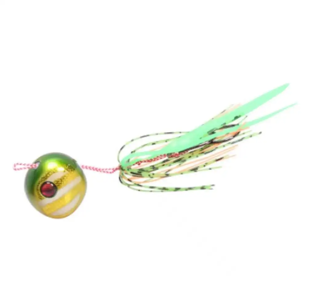 Luminous Japan Fishing Iron Plate Bait 40g/60g/80g/100g /120g/150g/180g/200g Sea Fishing Lead Head Silicone Skirt Road Sub-Bait