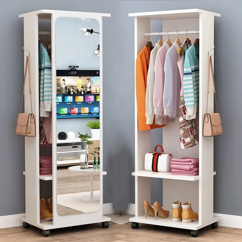 Miroir Multi-function mirror Home Decorative Makeup Dressing Full Length Mirror With Standing Floor