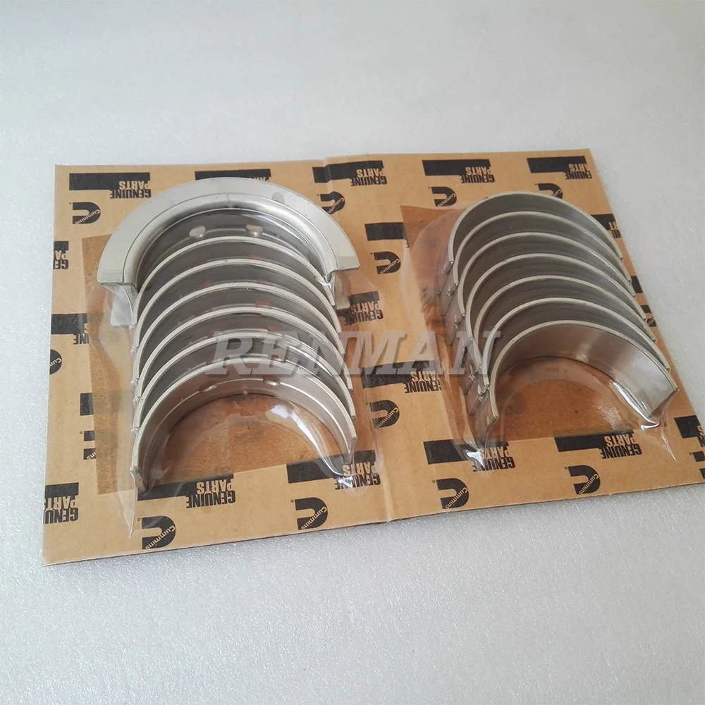 Cummins 6BT Engine Crankshaft Main Bearing (.010) Set 3802071 4955860 3901091 3927773 3901151