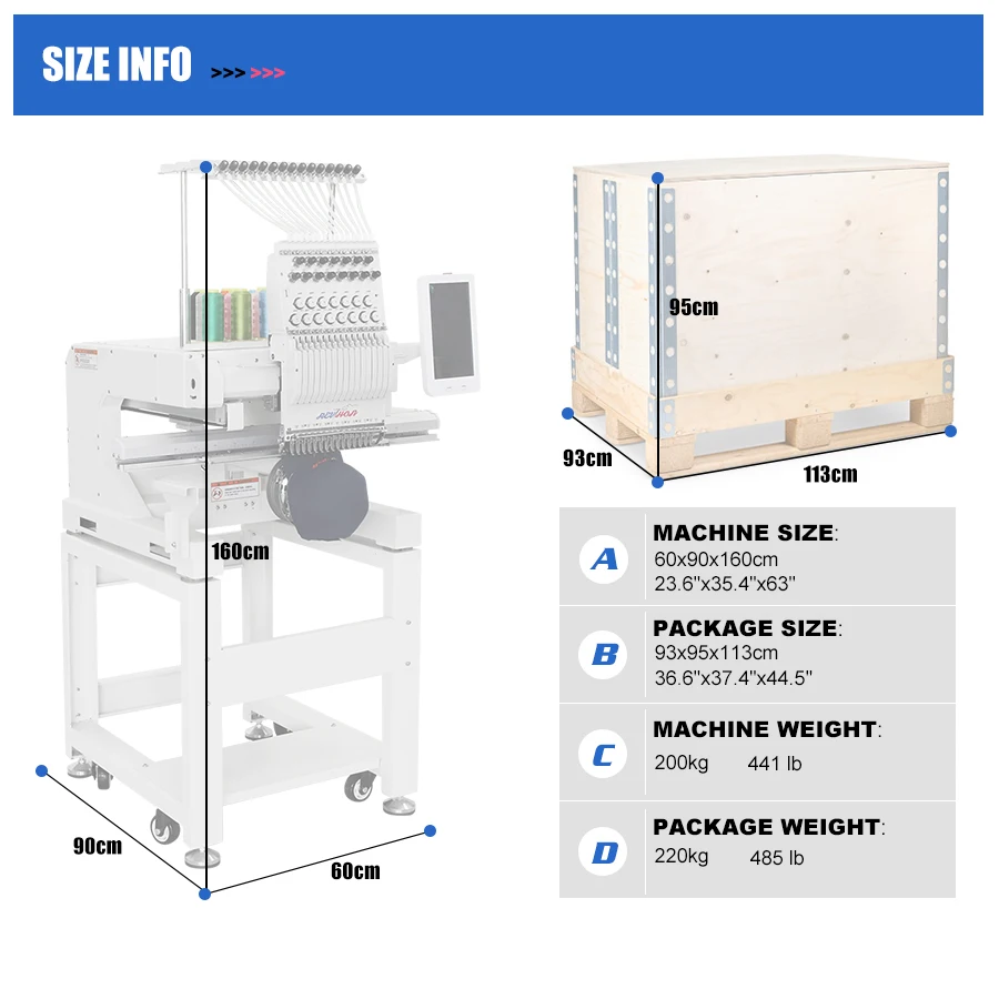 Single Head Embroidery Machine For Cap Leather Shoes Clothe Socks