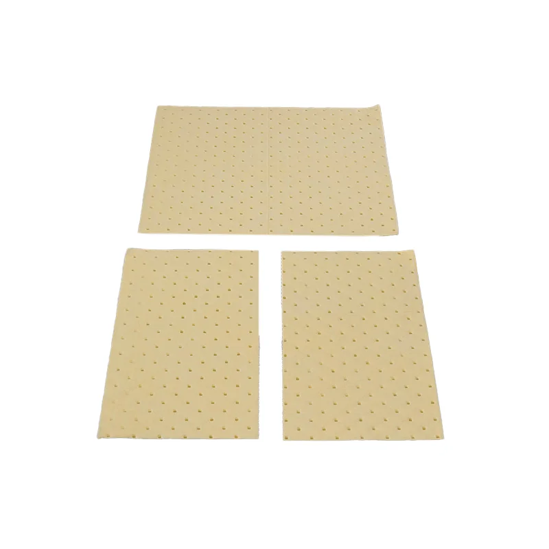 Polypropylene spill response manufacturer Sorbents Yellow Chemical Absorbent Pad Mat