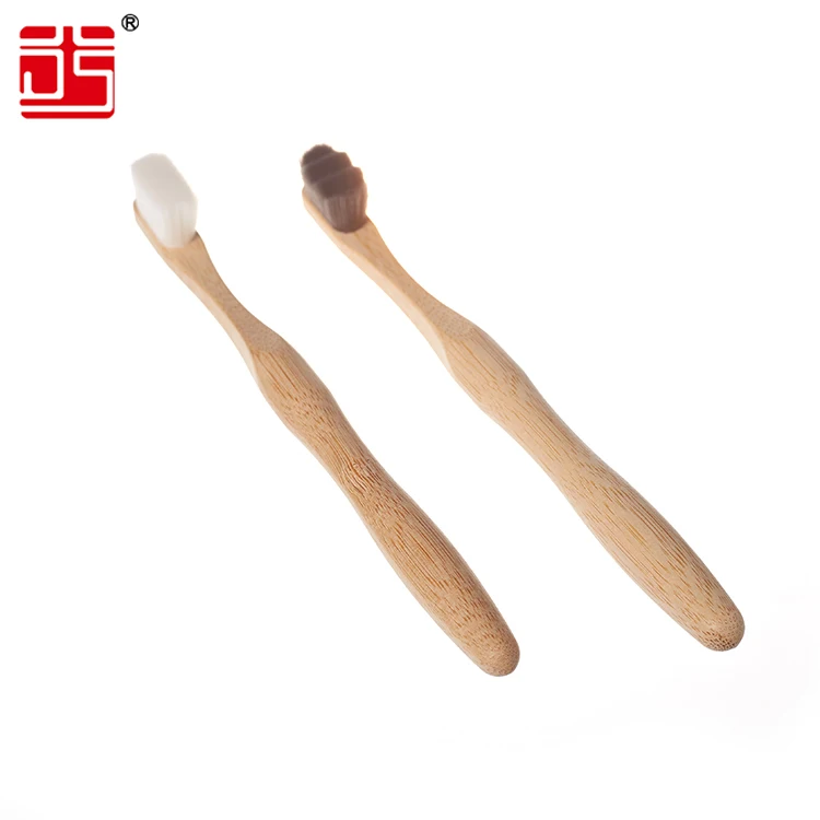 Factory Sale Custom Eco Natural Organic 20000 Nano Bristle Bamboo Toothbrush For Adult Kid With Case