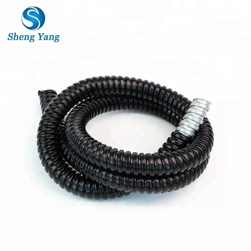 IP68 waterproof Electrical 15mm or 16mm liquid tight metal flexible conduit and couduit fittings