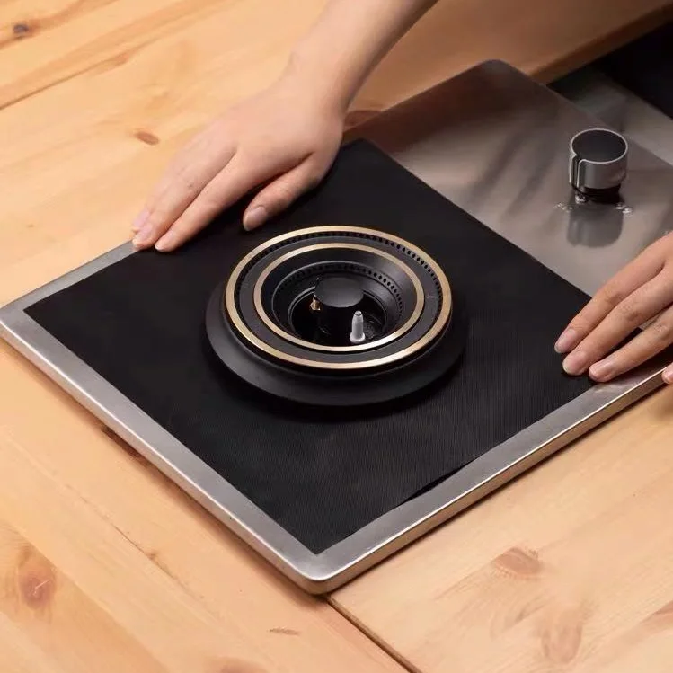 
costomized Kitchen Non Stick ptfe Gas Stove Top Protector 