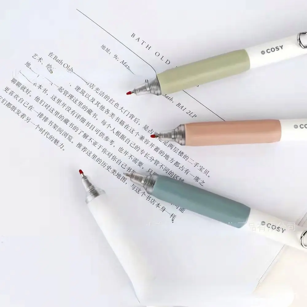 Special-shaped Gourd Head Large-capacity Carbon Pen Student Signature Pen Creative ST Shape Gel Pen Stitching Color 0.5mm