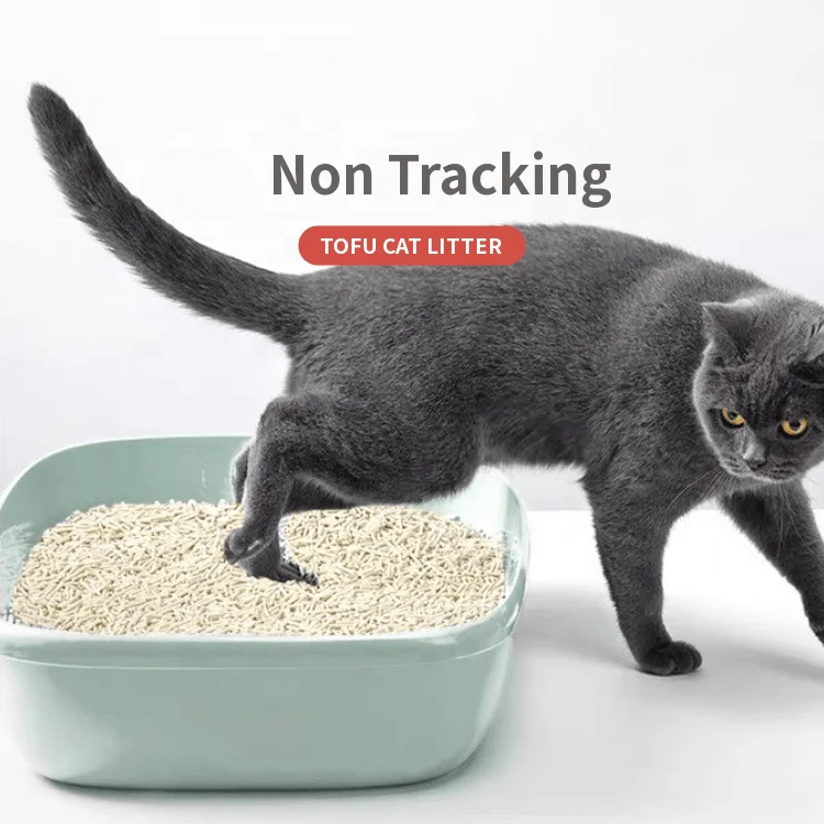 Chinese Cat Litter Suppliers OEM/ODM Clumping Clean Bulk Flushable tofu mixed Zeolite Tofu Cat Litter Sand