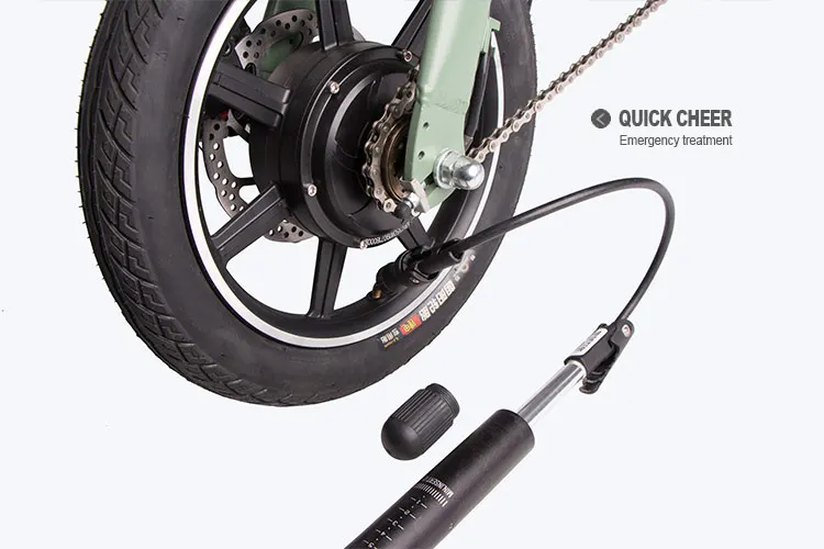 Foldable single person pollution-free green travel electric bike