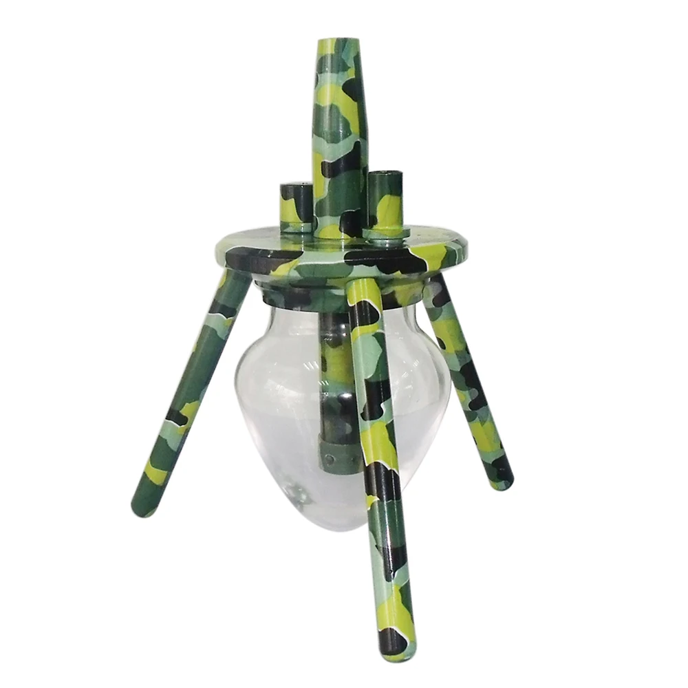 Hot sale smoking small glass hookah shisha aluminum chicha portable shisha tripod hookah