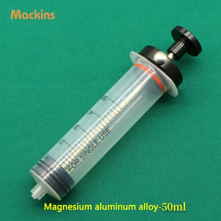 Manual 10ml 20ml 50ml plastic aspirator liposuction syringes needle  kit