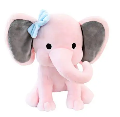 Bedtime Originals Twinkle Toes Pink Elephant Plush Toys Stuffed Choo Choo Express Plush Elephant Toys Humphrey Dolls Nursery
