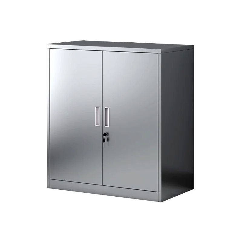 Stainless steel low cabinet File cabinet Tool locker Tea cabinet