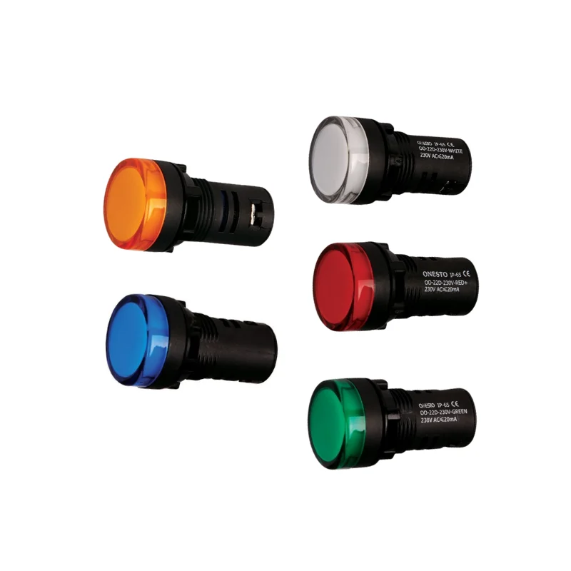 High Quality 24V 110V 220V Light Indicator 22mm Panel Indicator Light PLC equipment indicator lights