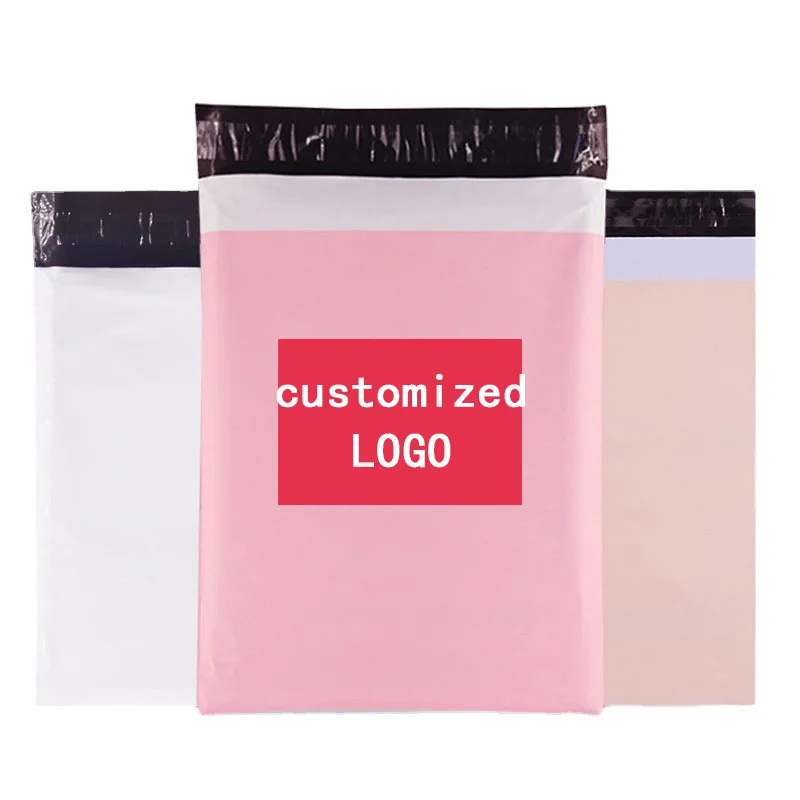 Wholesale Milk Tea Color Express Bags Thick Logistics Thickened Packaging  E Commerce Delivery Express Bags