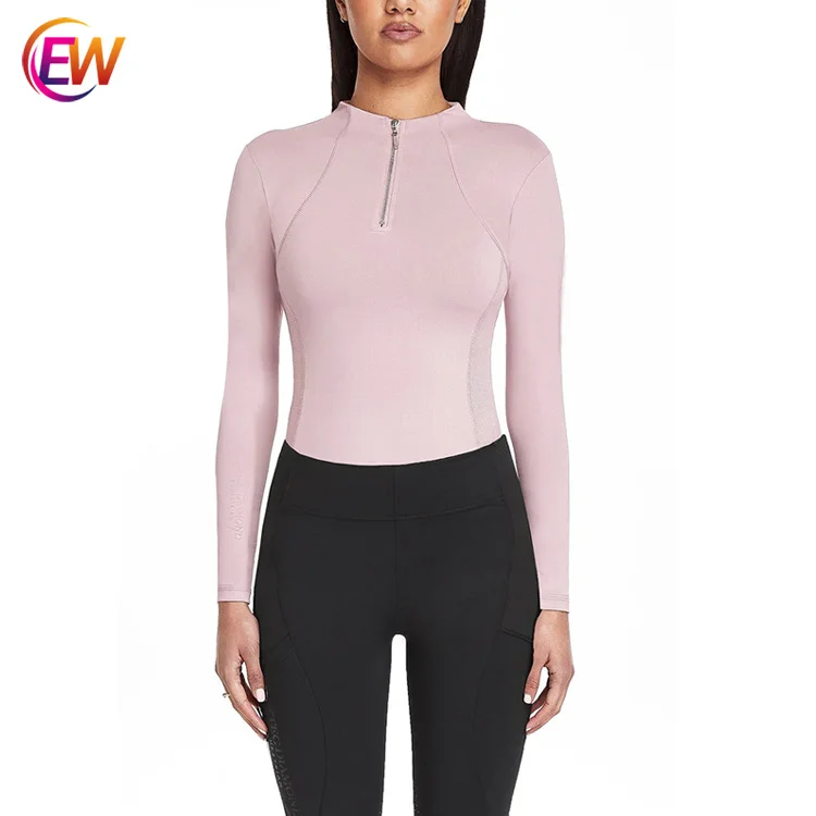 Новая модная дышащая женская одежда для верховой езды EW Horse Baselayer