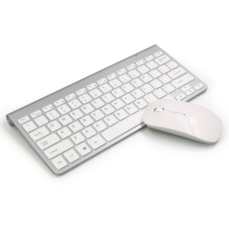 
New Ultra-thin Computer 2.4Ghz Wireless Keyboard Mouse Combos 