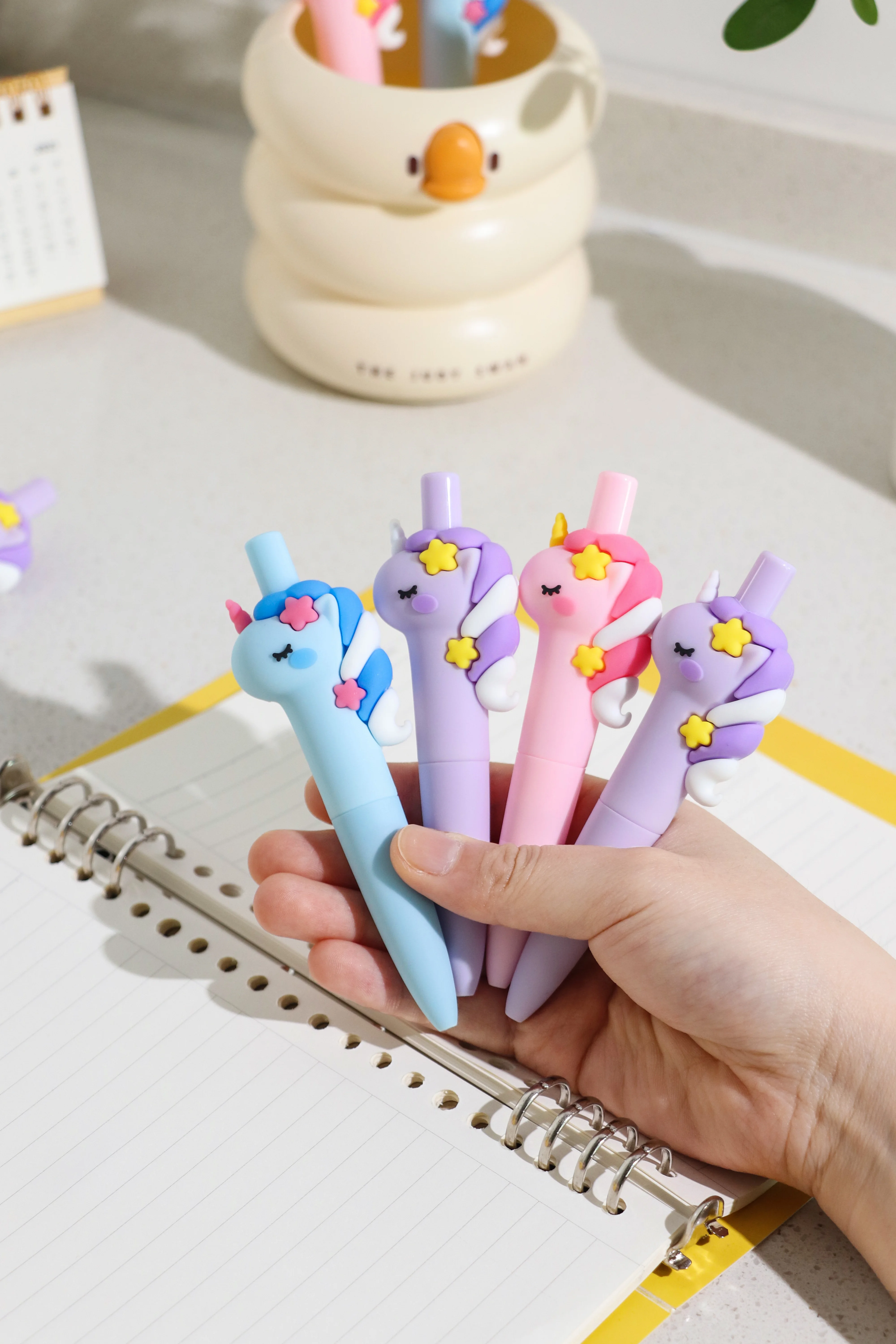 Creative cartoon gel pen 0.5mm school supplier kawaii gel pen press the gel pen stationery escolares papeleria kawaii