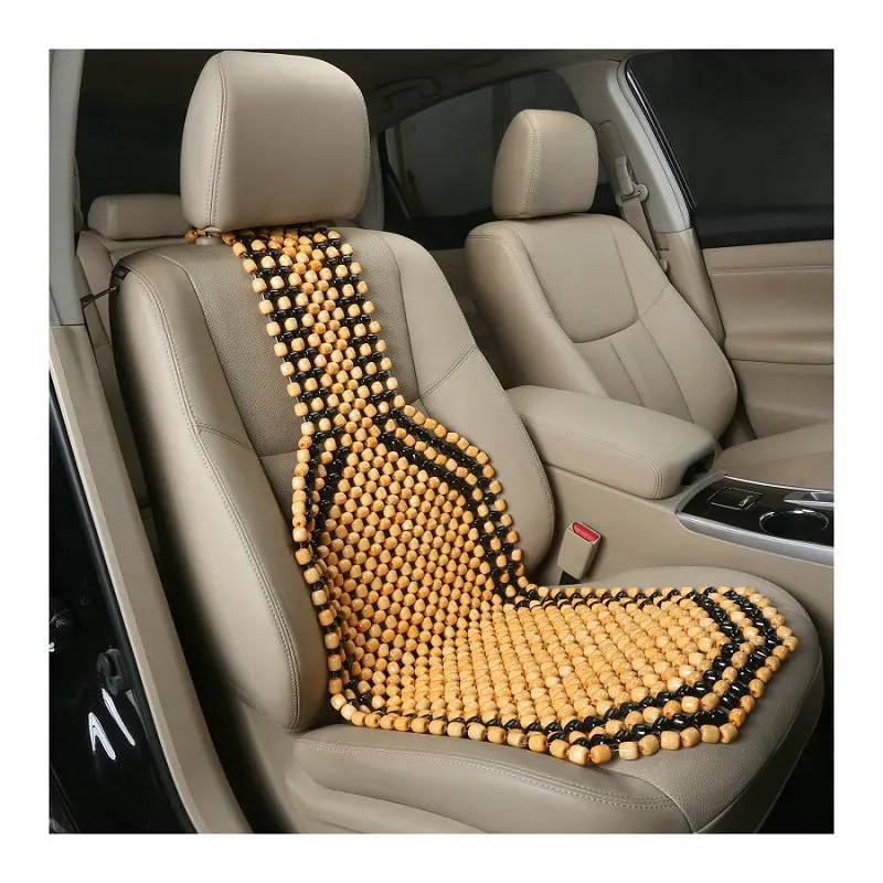 Cooling wooden beads car seat cover universal hot selling front seat cushion for car