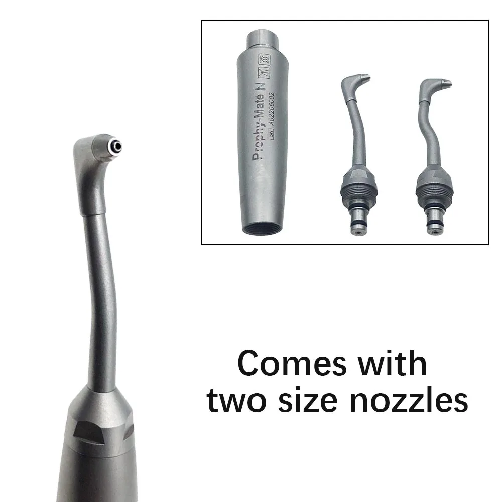 M&Y Dental Equipments Medical Air Flow Prophy Jet 360 degree Teeth Cleaning Water Spray Air Polisher Handpiece Compatible 4hole