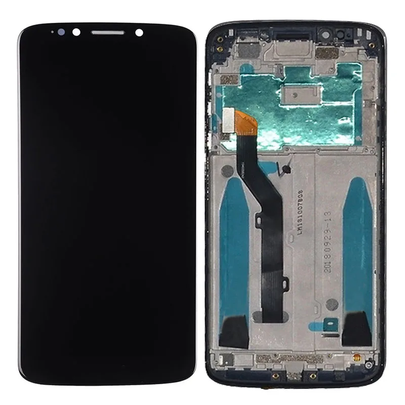 ЖК-дисплей 5 7 дюймов с сенсорным экраном и дигитайзером для Motorola G6 Play xt006 сменный рамкой