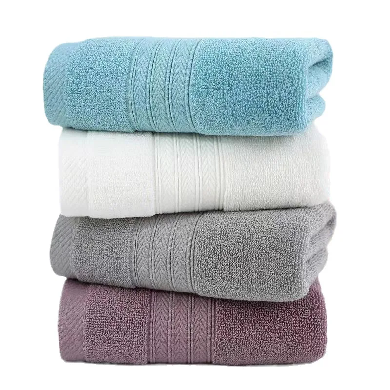 Wholesale Large size 70x140cm Bath towels cotton wash beauty face towel sets Custom LOGO advertising towel
