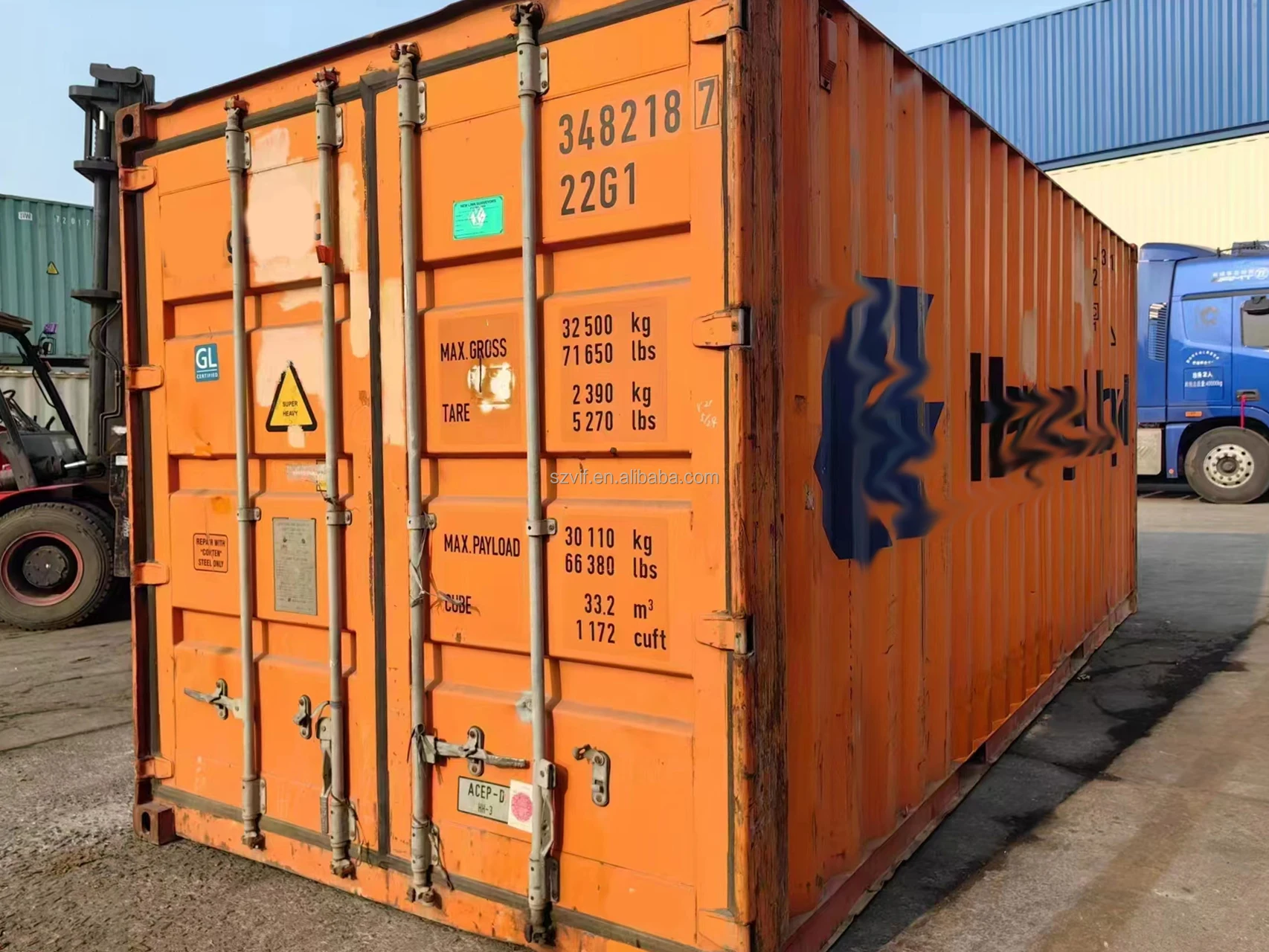 used Stock Price Sea Transportation 20Ft Iso Dry Cargo Shipping Container 40 Foot For Sale