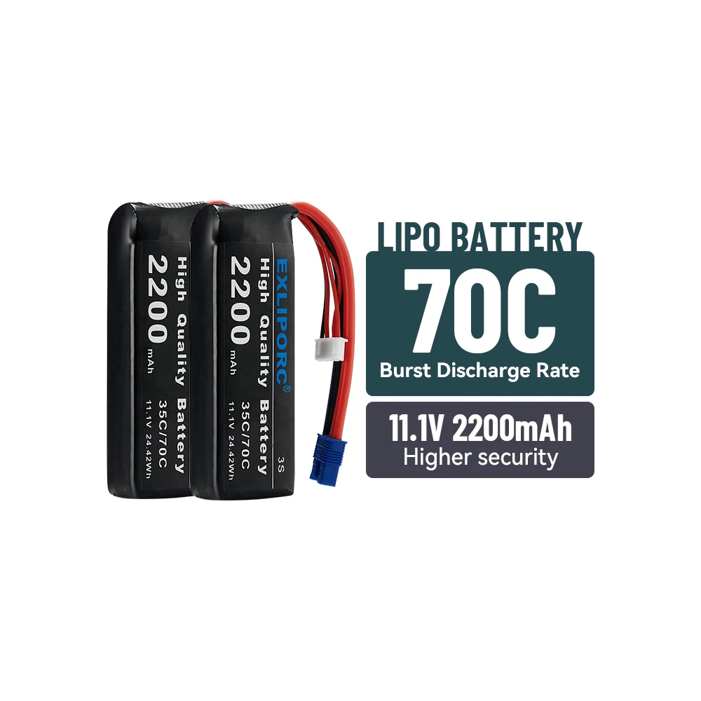 Manufacturer 2200mAh 35C 11.1V 3S RC Lipo Battery with XT60 Connector Soft Case for RC Heli/ Airplane /Drone