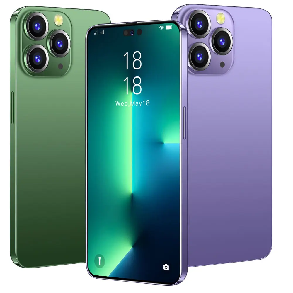 PHONE I14 PRO MAX 6.7 inch 48MP+108MP 16GB+1TB 10 Core 5G Smart Cell Phones Large Capacity Battery Mobile Android Smartphone