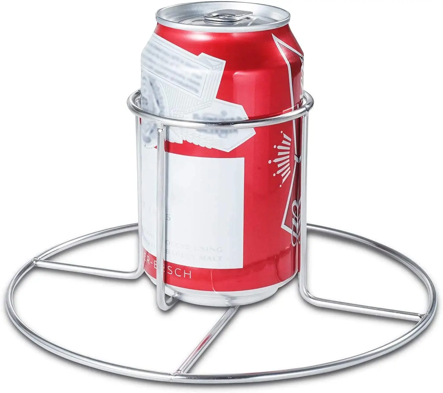 Stainless Steel Beer Can Chicken Holder Metal Stand with Mesh Accessory for Grill Cooking Waterproof Customizable Size