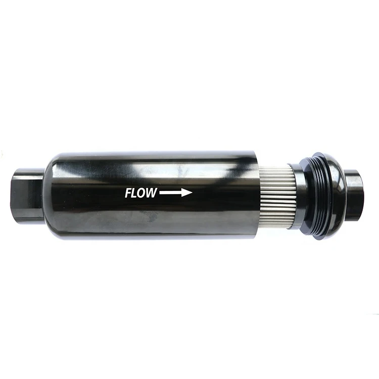 Factory Directly Supply High Flow Inline Oil Gasoline Fuel Pro Filter Racing 30/60/100 Micron Furl Filter