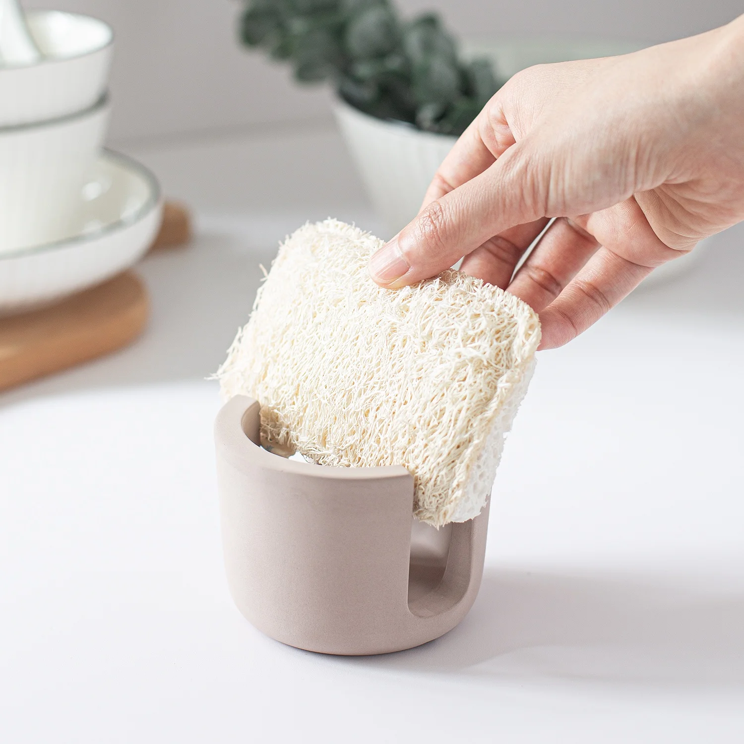 Original  diatomite sink caddy sponge rack holder for kitchen sink