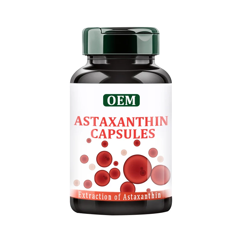 Astaxanthin Krill Oil Soft Capsules for UV radiation protection