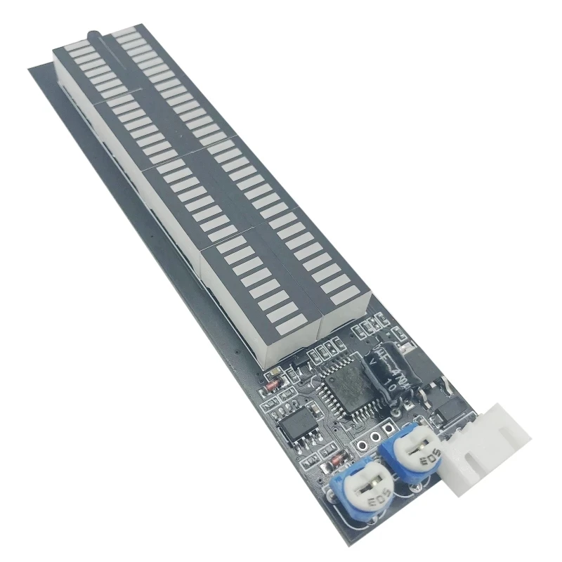 DC 6-30V Stereo Music Spectrum LED light Audio Level Indicator 12V 24V Amplifier VU Meter for Car player Light Atmosphere Lamps