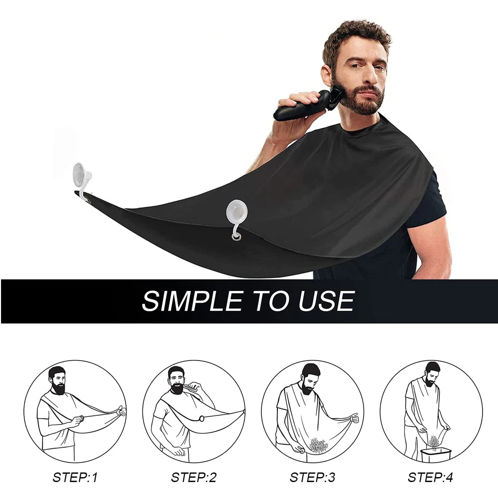 Wholesale Accessories Beard Catcher Beard Apron Trimming Bib for Men Shaving Grooming