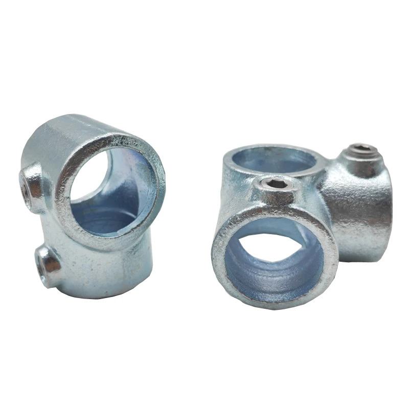 A101C Galvanised Key clamp fittings iron pipe clamp fittings malleable iron pipe clamps