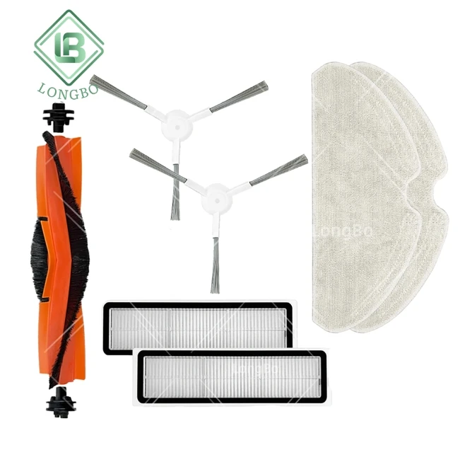 Совместимость для Dreame F9 Pro комплект аксессуаров основной роликовый вращение боковой щетки Hepa фильтр швабры салфетка мешок пыли