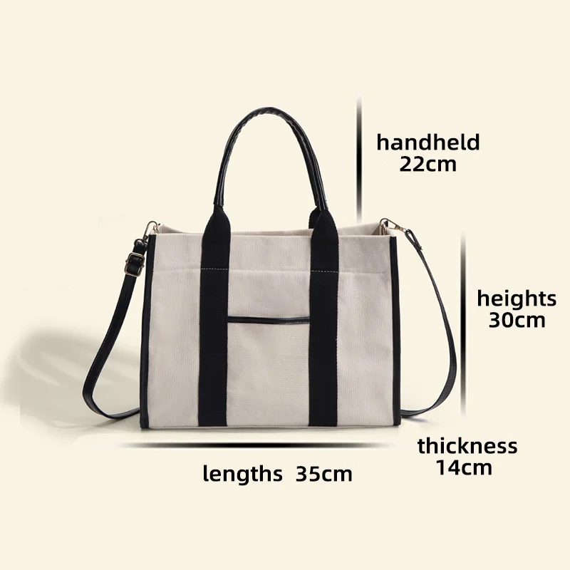 Women Tote Bag Large Shoulder Bag Top Handbag Shoulder Bag Big Size For Ladies Casual Canvas Vintage Handbags Wholesale