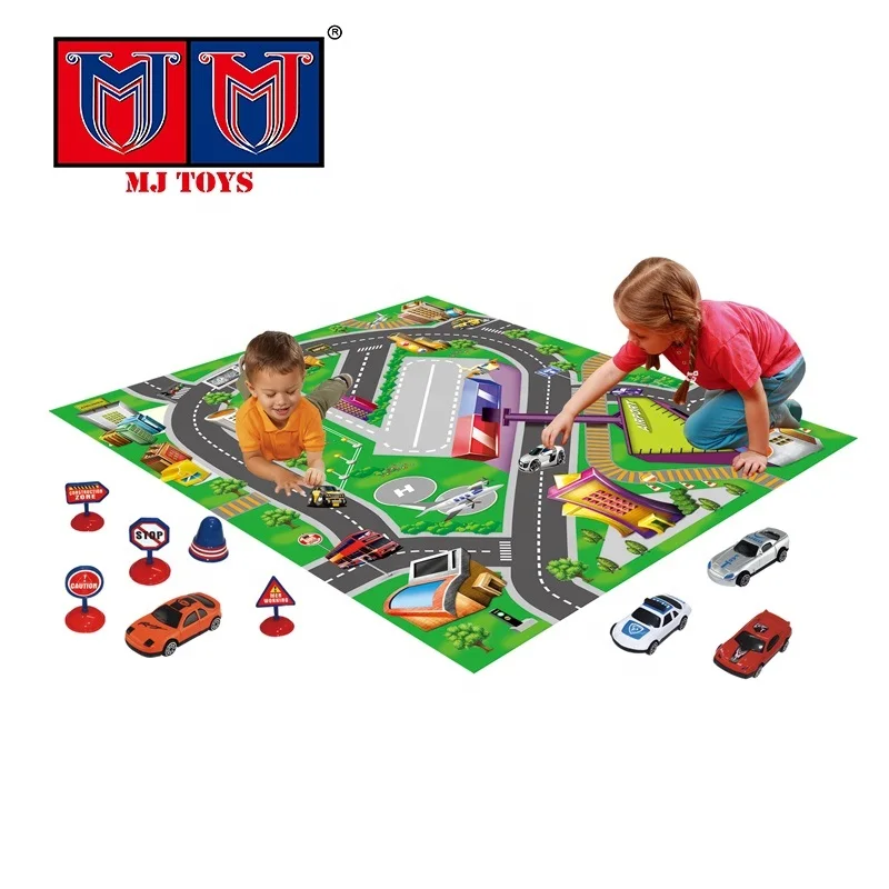 
activity large size soft educational traffic game play mat for children 