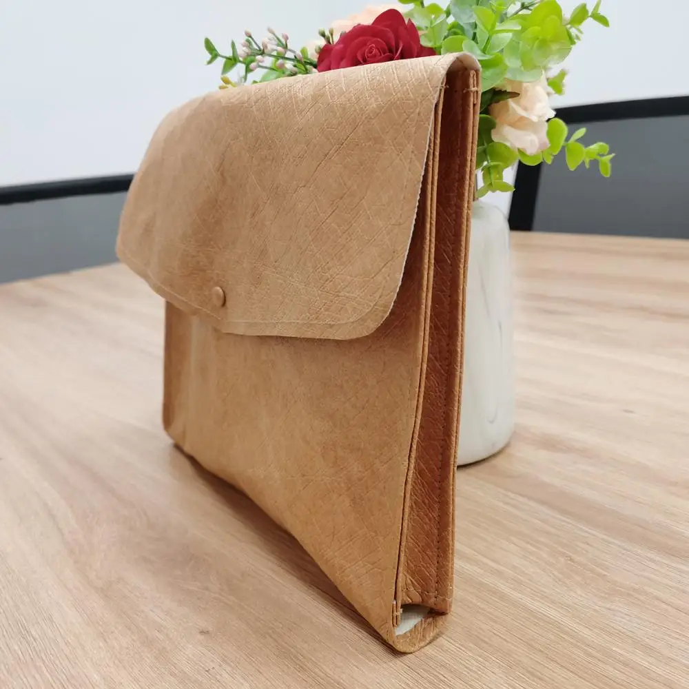 Eco-Friendly Woman New Fashion Tyvek Envelope Handbag Female Simple Solid Color Purse Cosmetic Bag Ladies Travel Makeup Bag