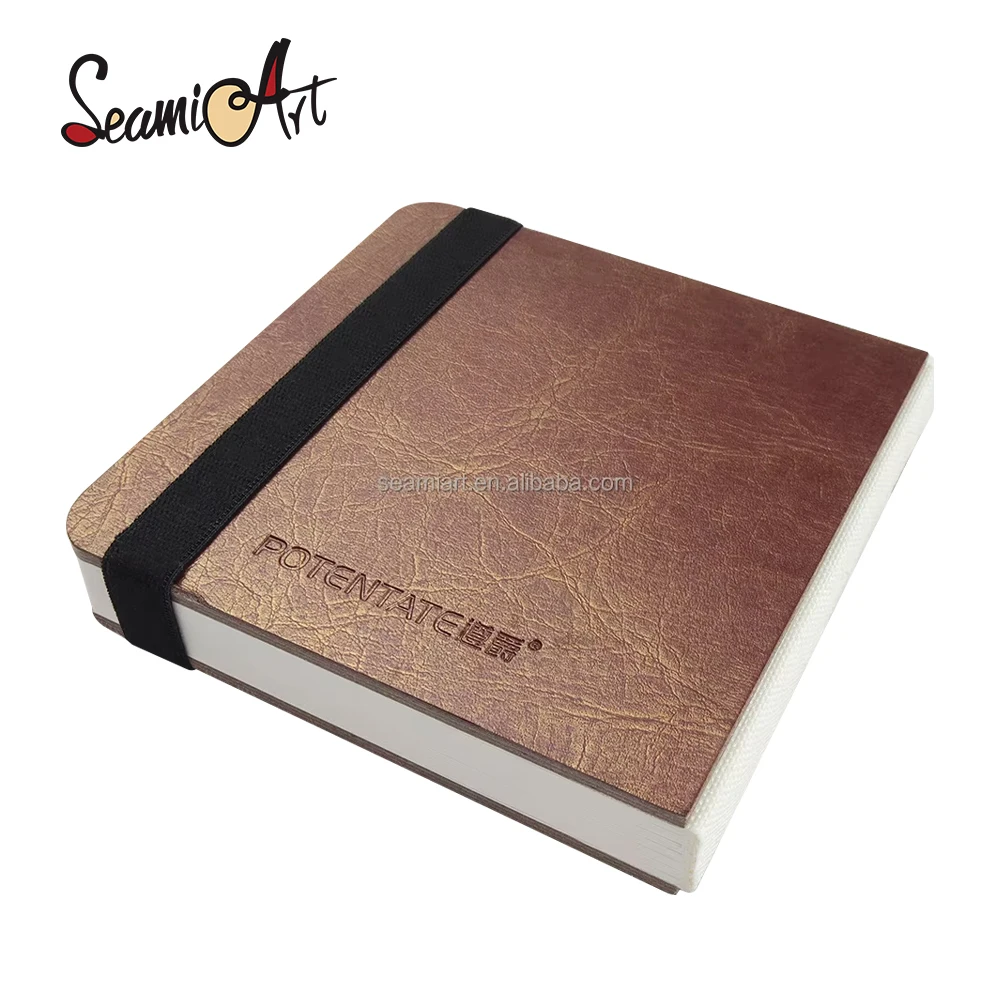 Mini Square 10x10cm Watercolor Journal Drawing Notebook Sketch Pad 100% Cotton 300gsm Hot Press Cold Press 24sheets