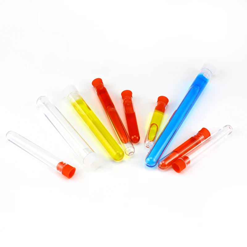 Factory direct sale 12*60mm plastic sealed test tube free test tube