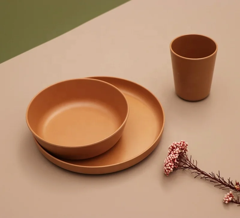 2020 высококлассная жизнь здоровая индивидуальная цветная наклейка бамбуковая тарелка для посуды