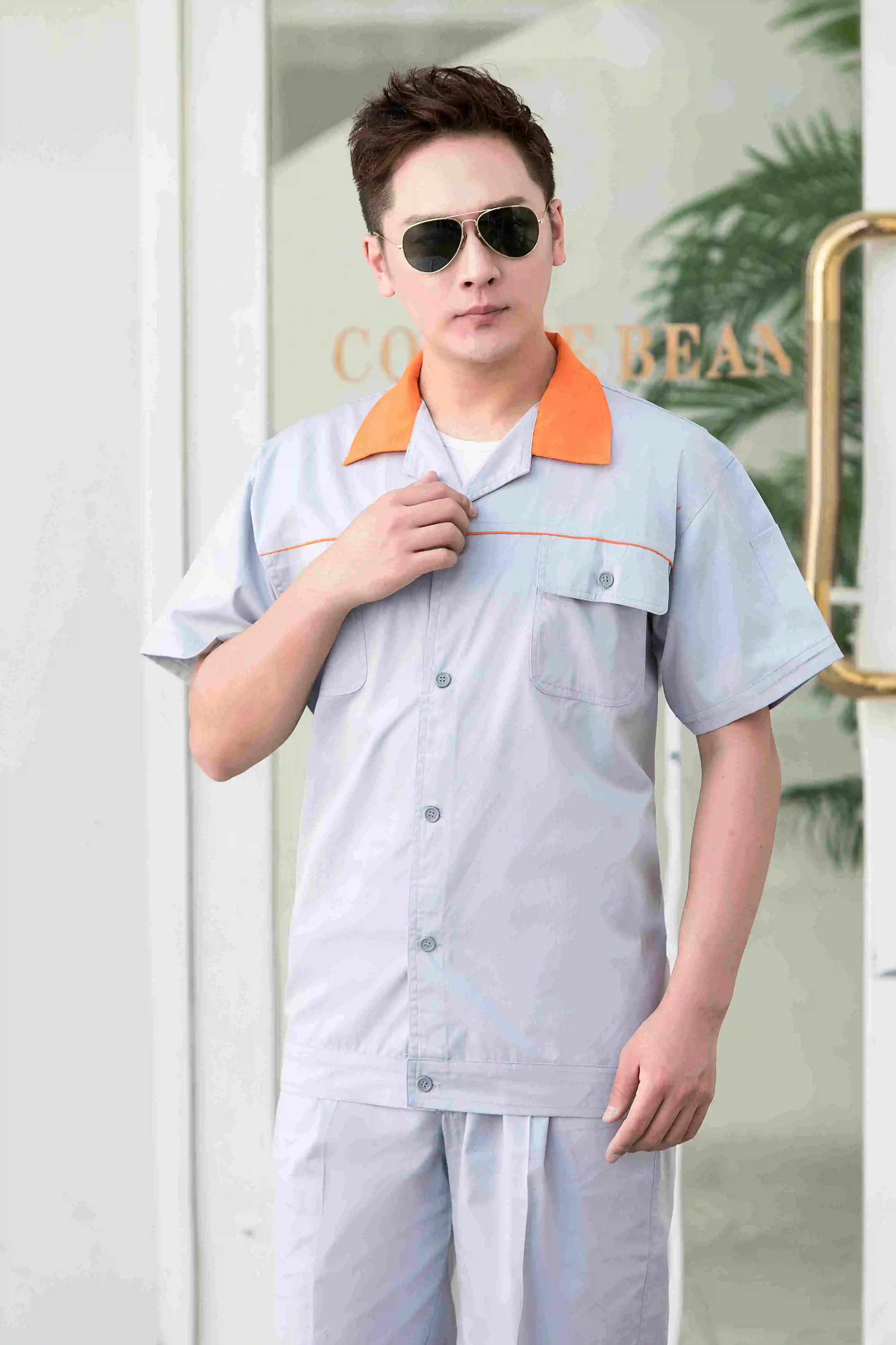 2024 China Supplier Wholesale nomex coverall Anti static dust Flame-retardant Coverall Workwear Overalls leisure for worker