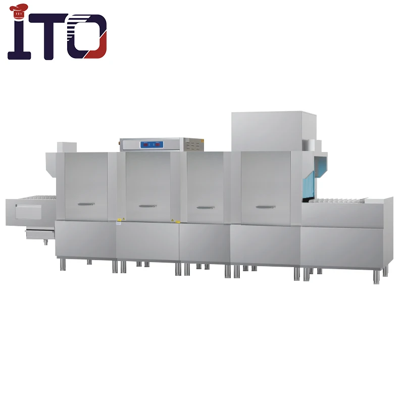 Commercial Stainless Steel Basket Conveyor Dishwasher For Sale