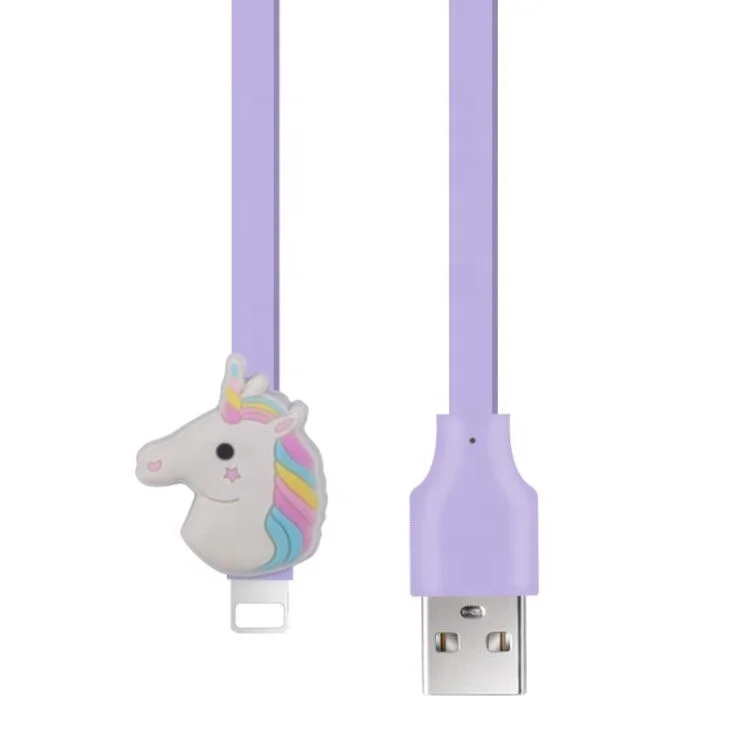 
Wholesale New Design USB Cartoon PVC Data Charging Cable for IOS 