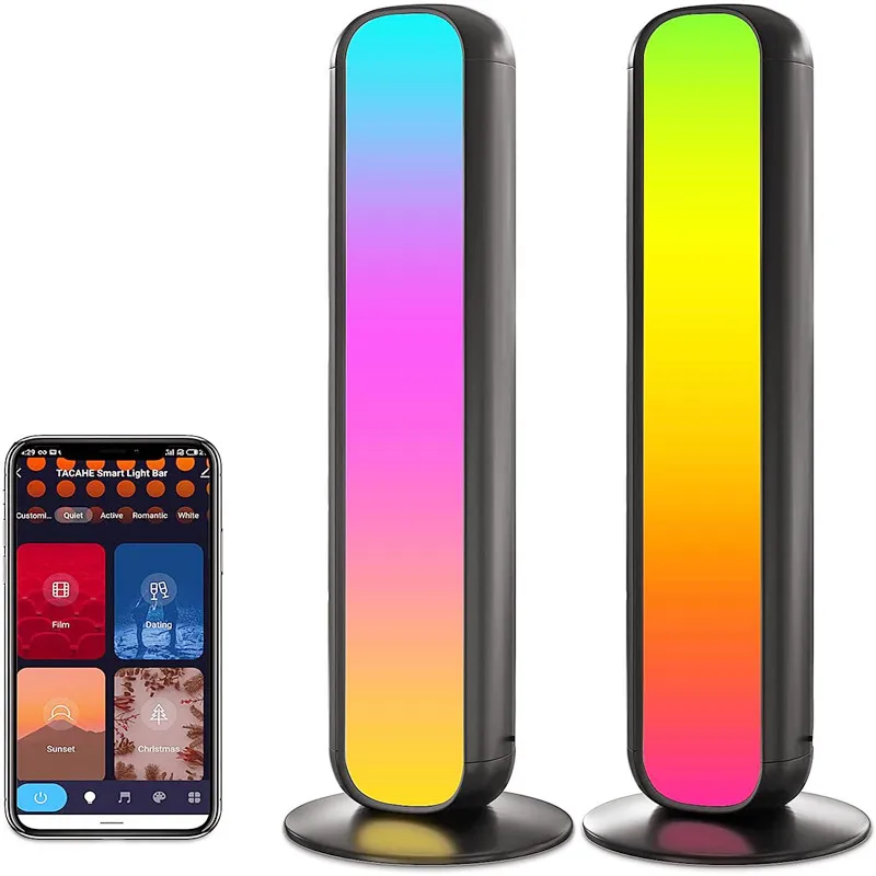 2022 Control Tuya RGBW Led Lamp Colorful Changing Decor Home Music Atmosphere Light